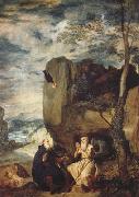 Diego Velazquez Saint Antoine abbe et Saint Paul ermite (df02) France oil painting artist
